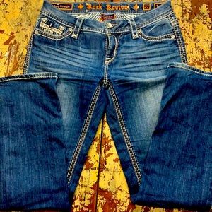 Rock revival size 27 Easy straight jeans